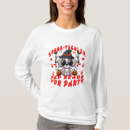 Camiseta ¡Divertido diseño de calabaza de perro en Hallowee