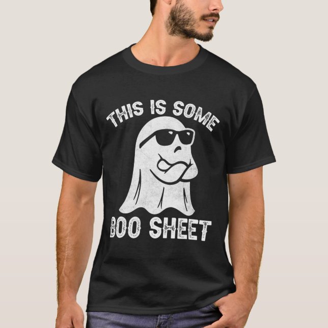 Camiseta Divertido disfraz de fantasma de Halloween Este Es (Anverso)