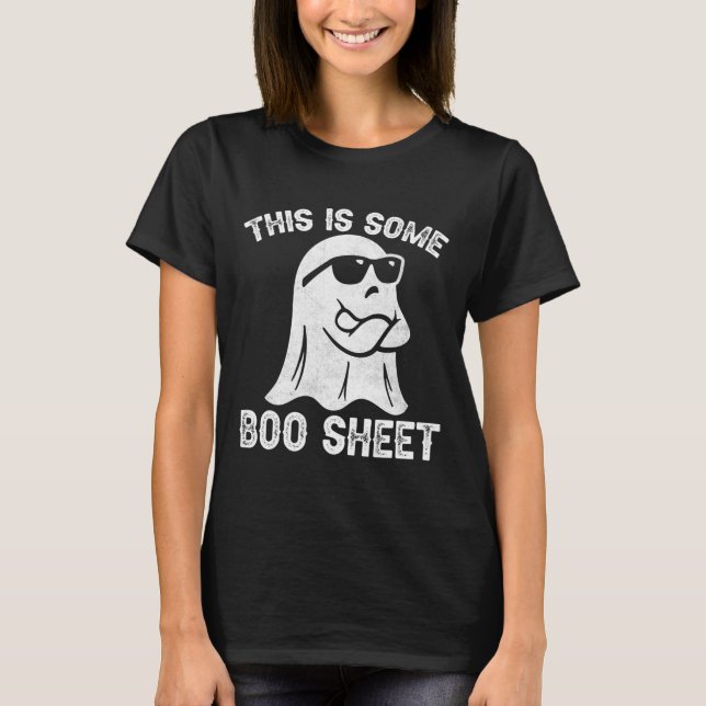 Camiseta Divertido disfraz de fantasma de Halloween Este Es (Anverso)