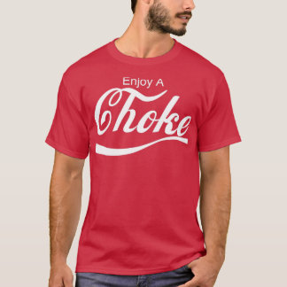 Camiseta Divertido disfrute de la estrangulación jiu jitsu