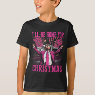 Camiseta Divertido Divertido Vintage Trump Estaré En Casa P