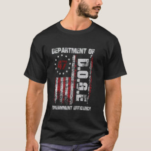 Camiseta Divertido DOGE Departamento De Eficiencia Gubernam