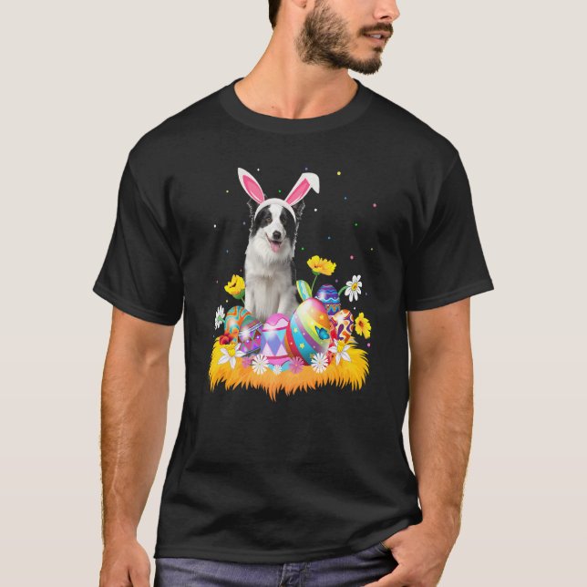 Camiseta Divertido Domingo de Pascua de Huevos de Pascua (Anverso)