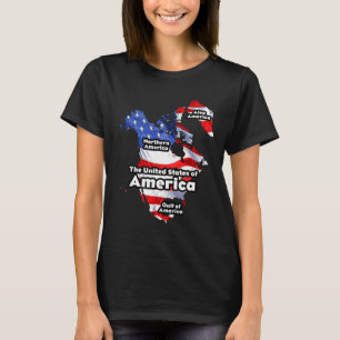 Camiseta Divertido Donald Trump Bandera Americana Canadá Gr
