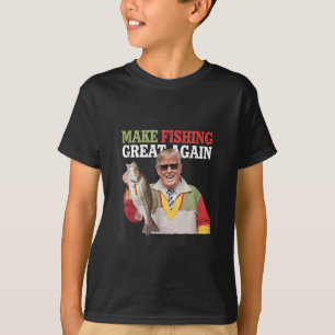 Camiseta Divertido Donald Trump Hacer Que La Pesca Sea Gran