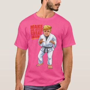 Camiseta Divertido Donald Trump Republicano - Jiu-Jitsu Y B