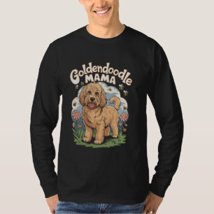 Camiseta Divertido Doodle Mama Para Una Madre De Goldendood