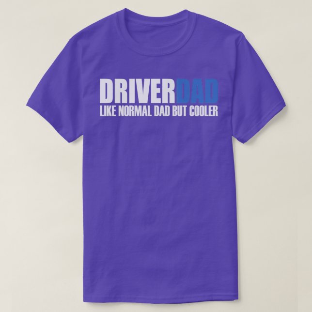 Camiseta Divertido driverdad cita a un chofer, papá como pa (Diseño del anverso)