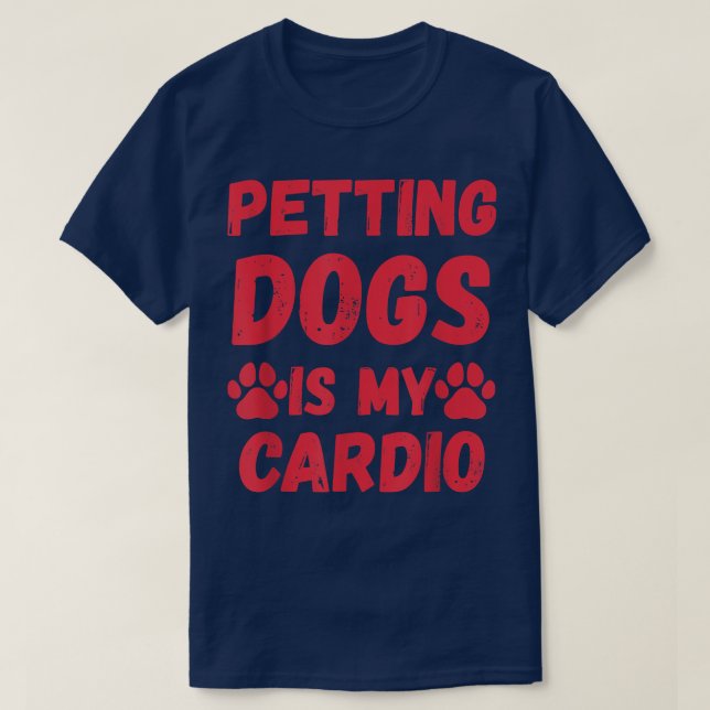 Camiseta Divertido dueño de perro diciendo perros masticado (Diseño del anverso)