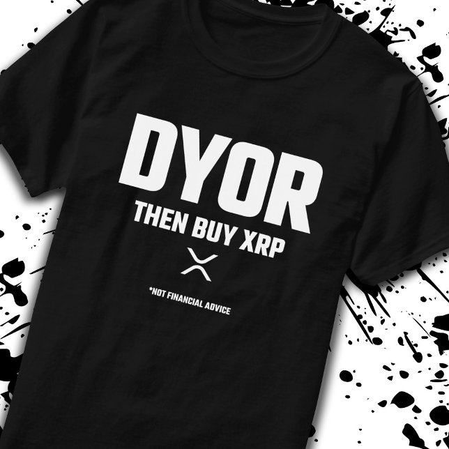 Camiseta Divertido DYOR Haga su propia Investigación Cripto (Subido por el creador)
