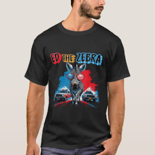 Camiseta Divertido Ed La Cebra 2025 Capturado Retro Vintage