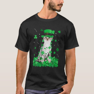 Camiseta Divertido egipcio Mau Cat St Patrick's Day Shamro 