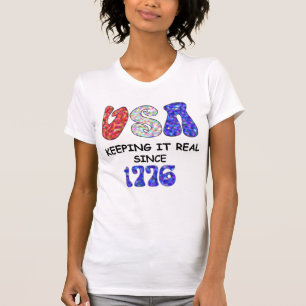Camiseta divertido el 4 de julio