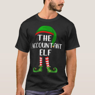 Camiseta Divertido El Contable Elf Comparta Con Navidades F