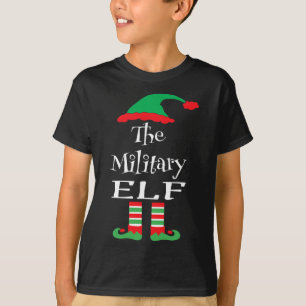 Camiseta Divertido El Ejército Elf Xmas Familia Matando Muj