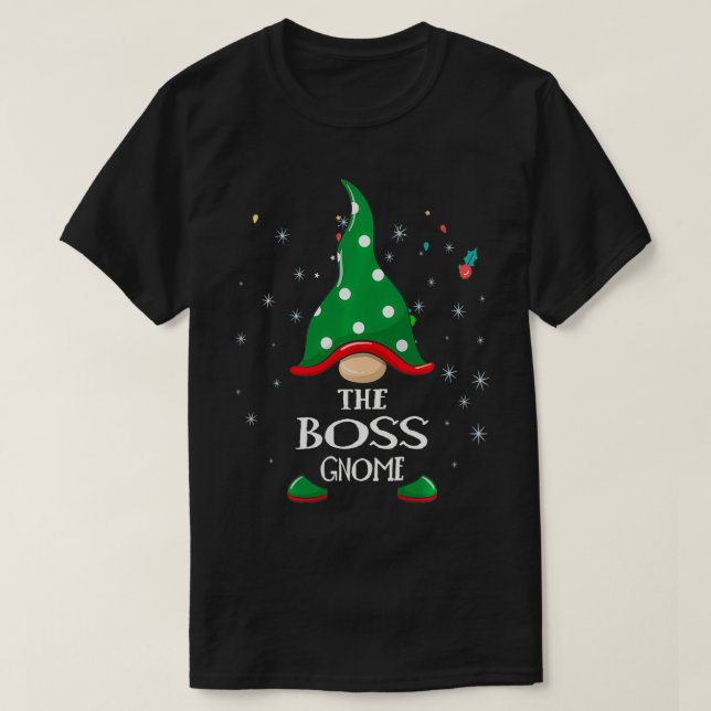 Camiseta Divertido El Grupo Boss Gnome Costume Familiar (Diseño del anverso)