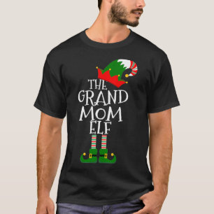 Camiseta Divertido El Grupo Familiar De La Abuela Elf Costu