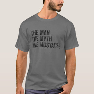Camiseta Divertido El Hombre El Mito El Mustache Mustache V