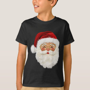 Camiseta Divertido Elegante Realista Santa Claus de Hilo Fa