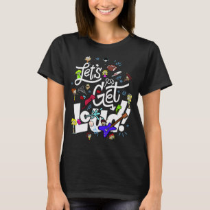 Camiseta Divertido En Casa Grande Ocupada Caricatura Famili