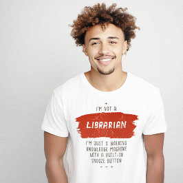 Camiseta Divertido en definición bibliotecaria