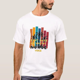 CAMISETA DIVERTIDO ENFERMERÍA TEE-NO ME HAGA USAR MI VOZ DE