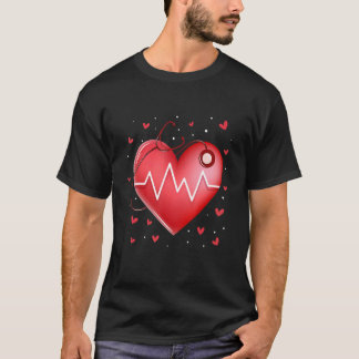 Camiseta Divertido Enfermero El día de San Valentín Estetio
