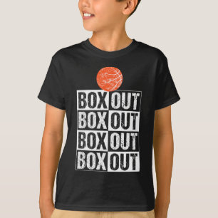 Camiseta Divertido entrenador de básquetbol dice caja de re
