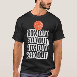 Camiseta Divertido entrenador de básquetbol dice caja de re