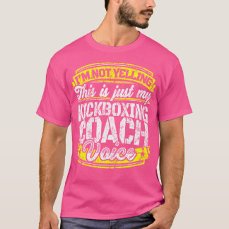 Camiseta Divertido entrenador de Kickboxing entrenador de K