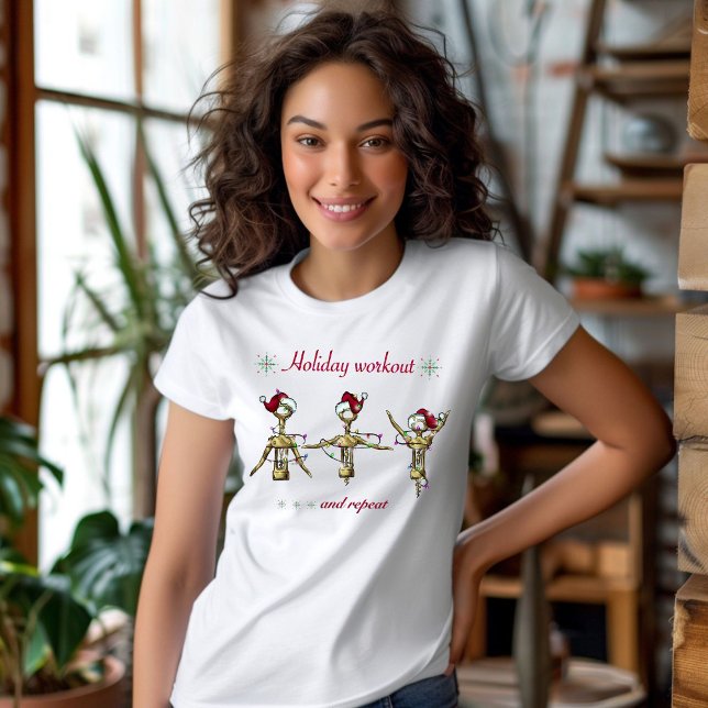 Camiseta Divertido entrenamiento de Navidades de vacaciones (Subido por el creador)