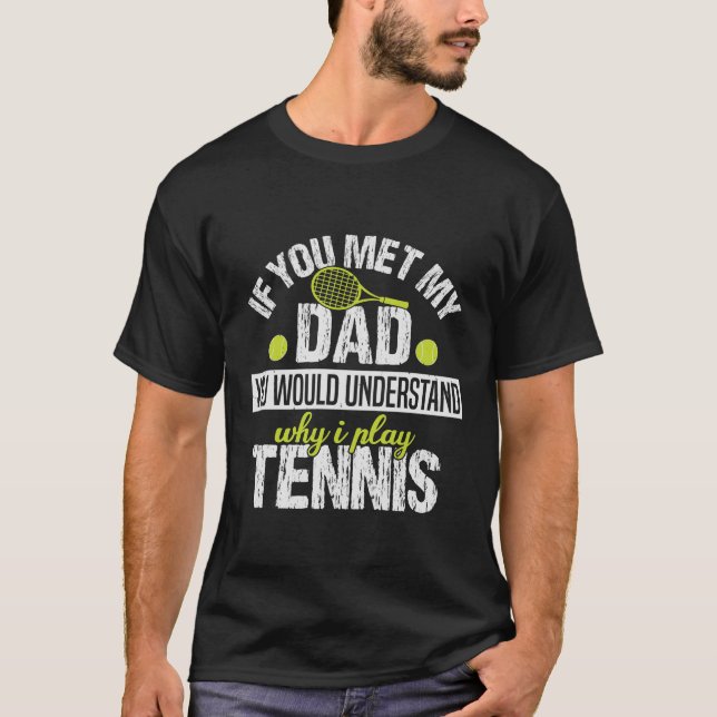 Camiseta Divertido equipo de tenis infantil (Anverso)
