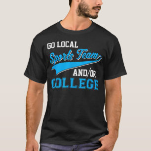 Camiseta Divertido Equipo Deportivo Local Y Universitario S