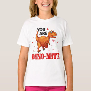 Camiseta Divertido Eres Dino-Mite Cool Día de San Valentín 