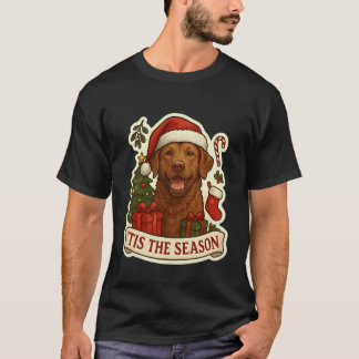 Camiseta Divertido Es La Temporada Chesapeake Bay Retriever