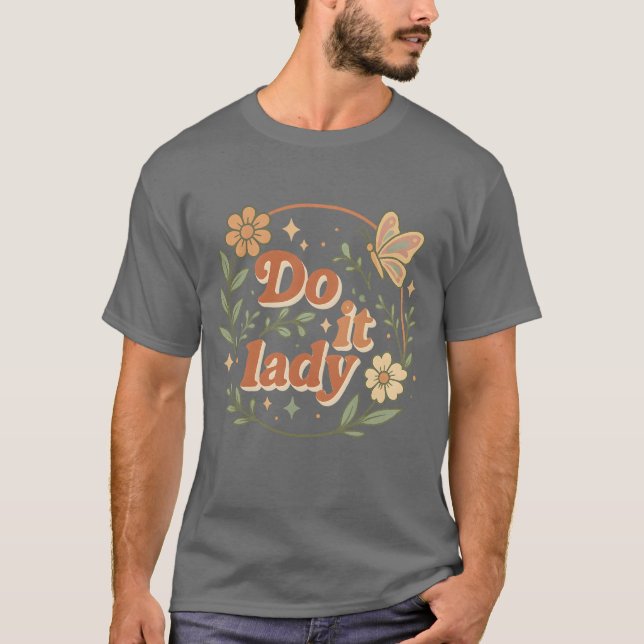 Camiseta Divertido ¿Es Lady Chit Humor? (Anverso)