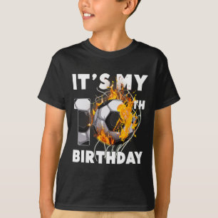 Camiseta Divertido Es Mi Cumpleaños 10 10 Años Fútbol Por