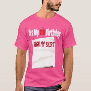 Camiseta divertido es mi Rótulo de cumpleaños número 118 mi