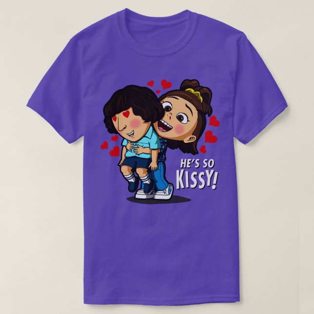 Camiseta Divertido es tan alegre parodia de memes de TV de  (Diseño del anverso)