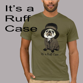 Camiseta Divertido es un Funda escurridizo Perro Green Pug 