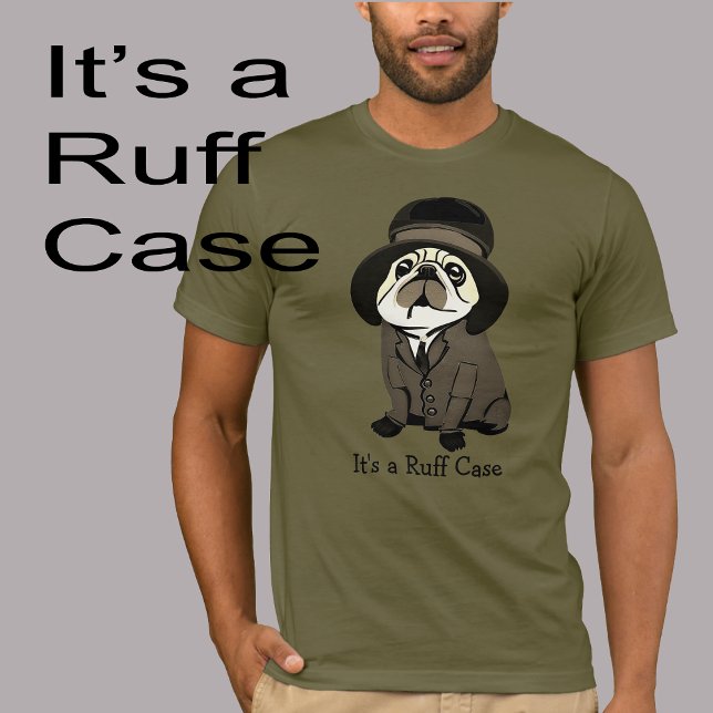 Camiseta Divertido es un Funda escurridizo Perro Green Pug  (Subido por el creador)
