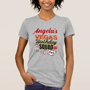Camiseta Divertido Escuadrón de cumpleaños personalizado de