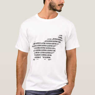 Camiseta Divertido esloveno diciendo sobre Eslovenia como r