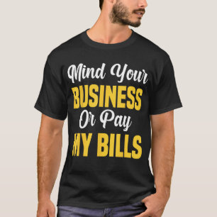 Camiseta Divertido espíritu sarcástico para tu negocio o pa