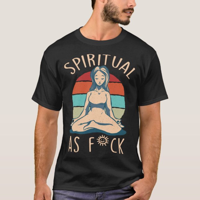Camiseta Divertido Espiritual Meditación Buddha Lotus Seat (Anverso)