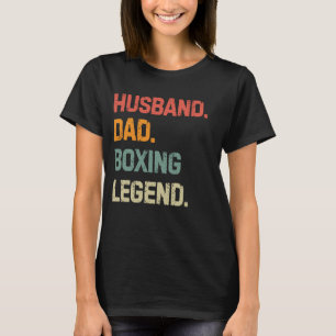 Camiseta Divertido esposo de boxeo papá boxeador padre de l