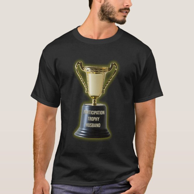 Camiseta Divertido esposo trofeo de participación (Anverso)