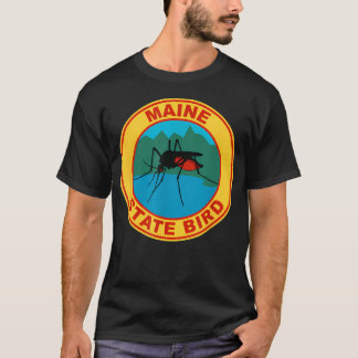 Camiseta Divertido Estado del Mosquito de Maine
