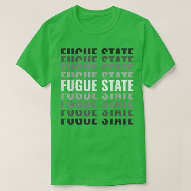 Camiseta Divertido estado falso (Diseño del anverso)