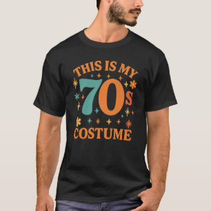 Camiseta Divertido Este Es Mi Disfraz Retro De Los 70
